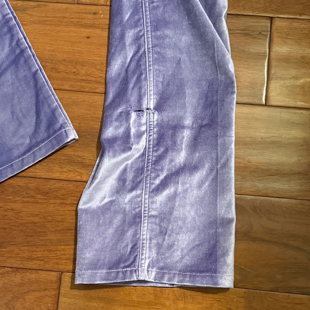 Flawed NWT rag & bone Jacey Violet Velvet Jeans Size 00 - Picture 10 of 10